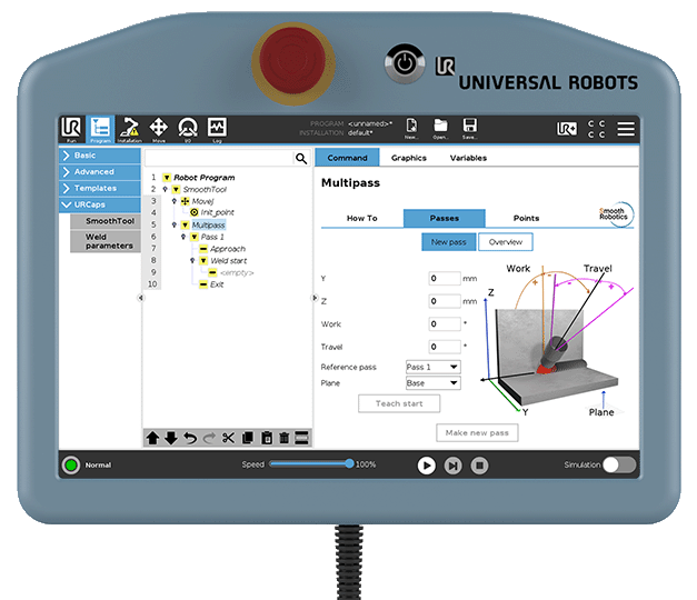Elevate Your Multipass Welding with SmoothTool 2 a demonstration of Multipass welding in SmoothTool cobot welding software