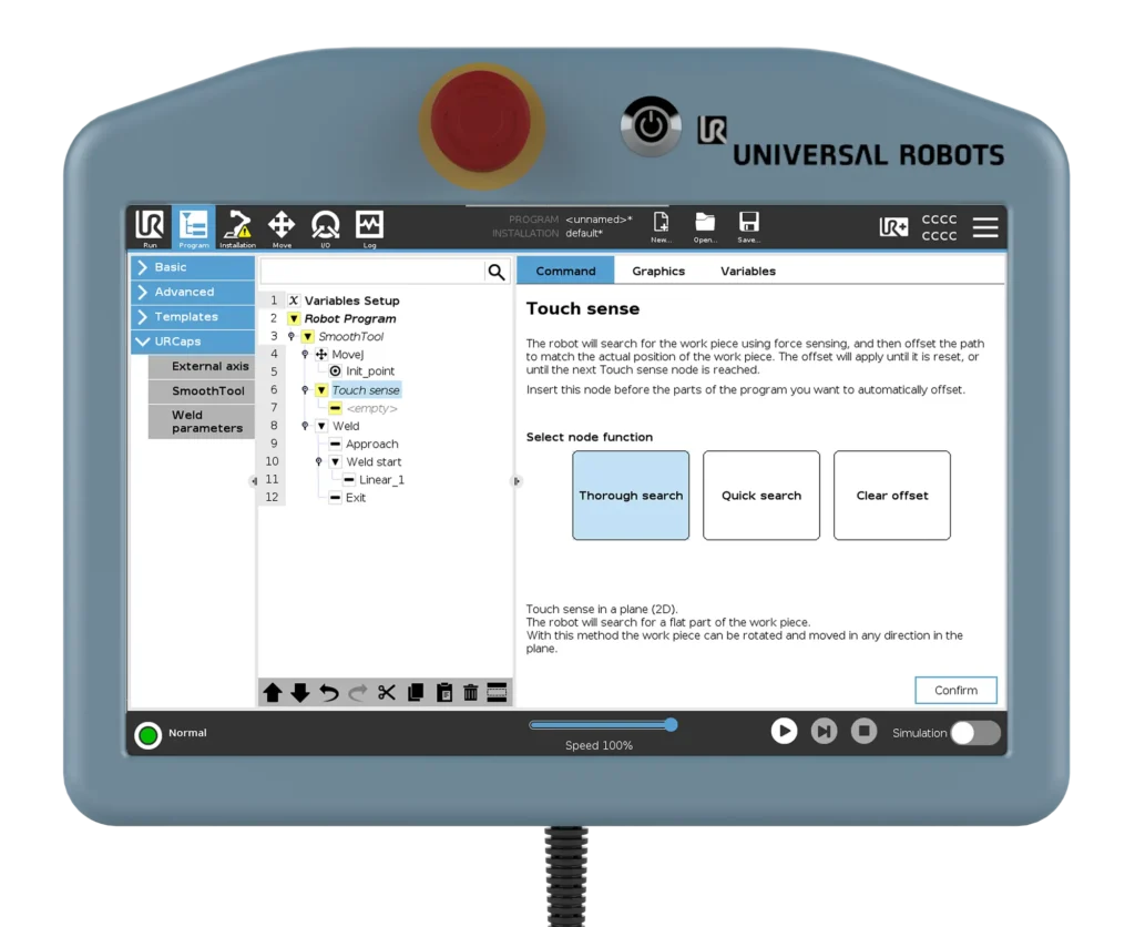 Feature Spotlight: Touch Sense 1 Screenshot from SmoothTool showing the interface for the Touch Sense feature