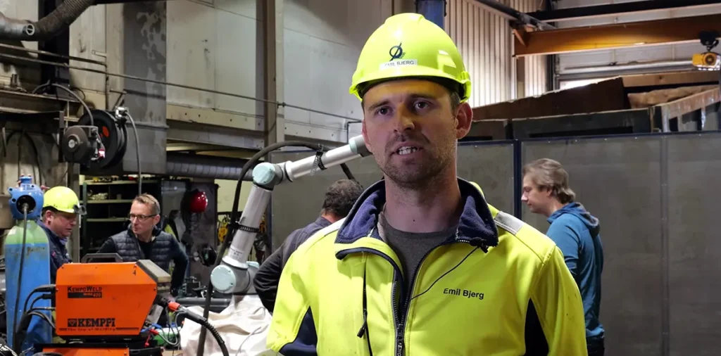 Emil Bjerg from the company HJ Hansen