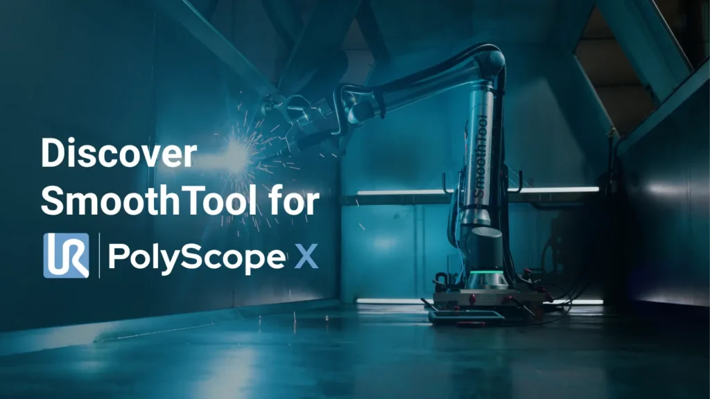 Universal Robots cobot welding with SmoothTool for PolyScope X
